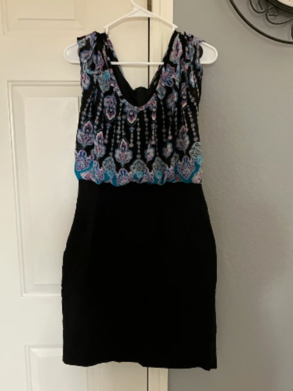 Nicole by Nicole Miller Size 16 Geometric Pattern Dress